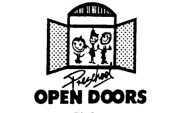 Logo that says "Preschool Open Doors"